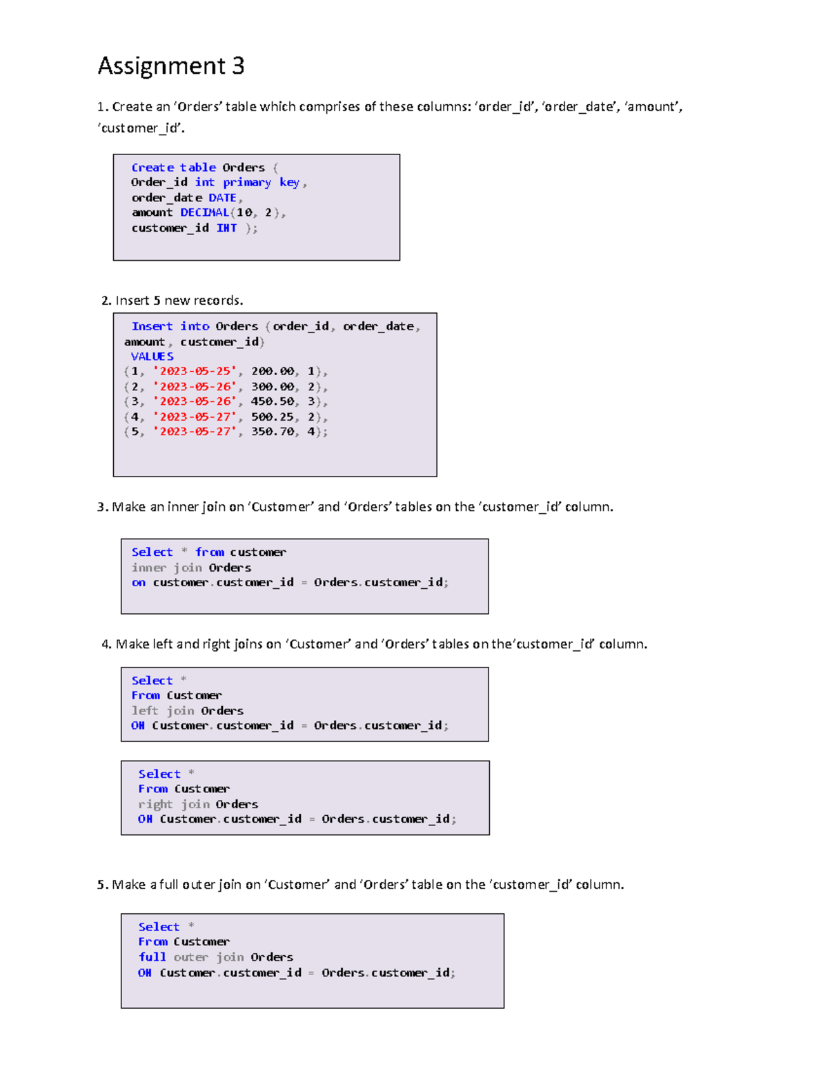 SQL Assignment 3 - SQL Assignement of Data Science online programme ...