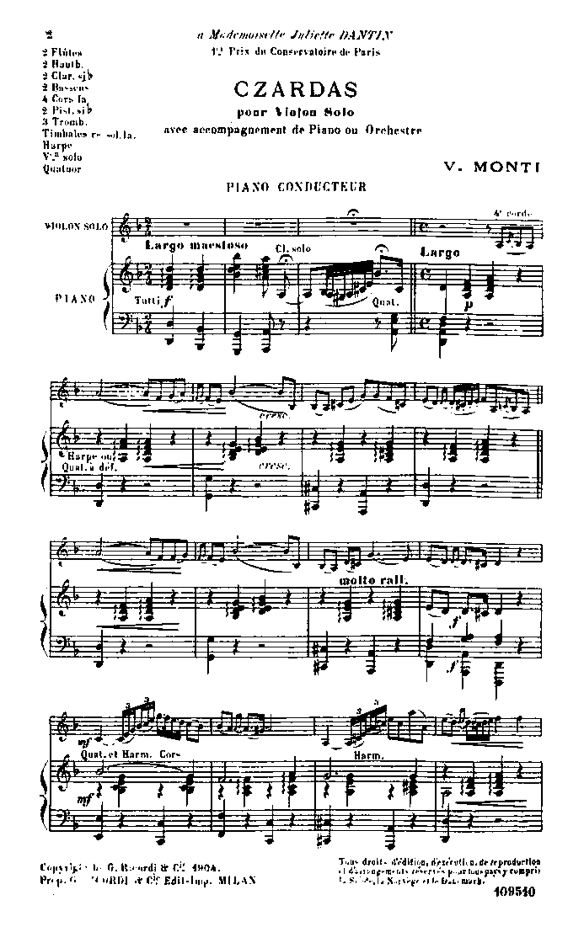 IMSLP 103611 - Csárdás by Monti: Piano Conductor Score - Studocu