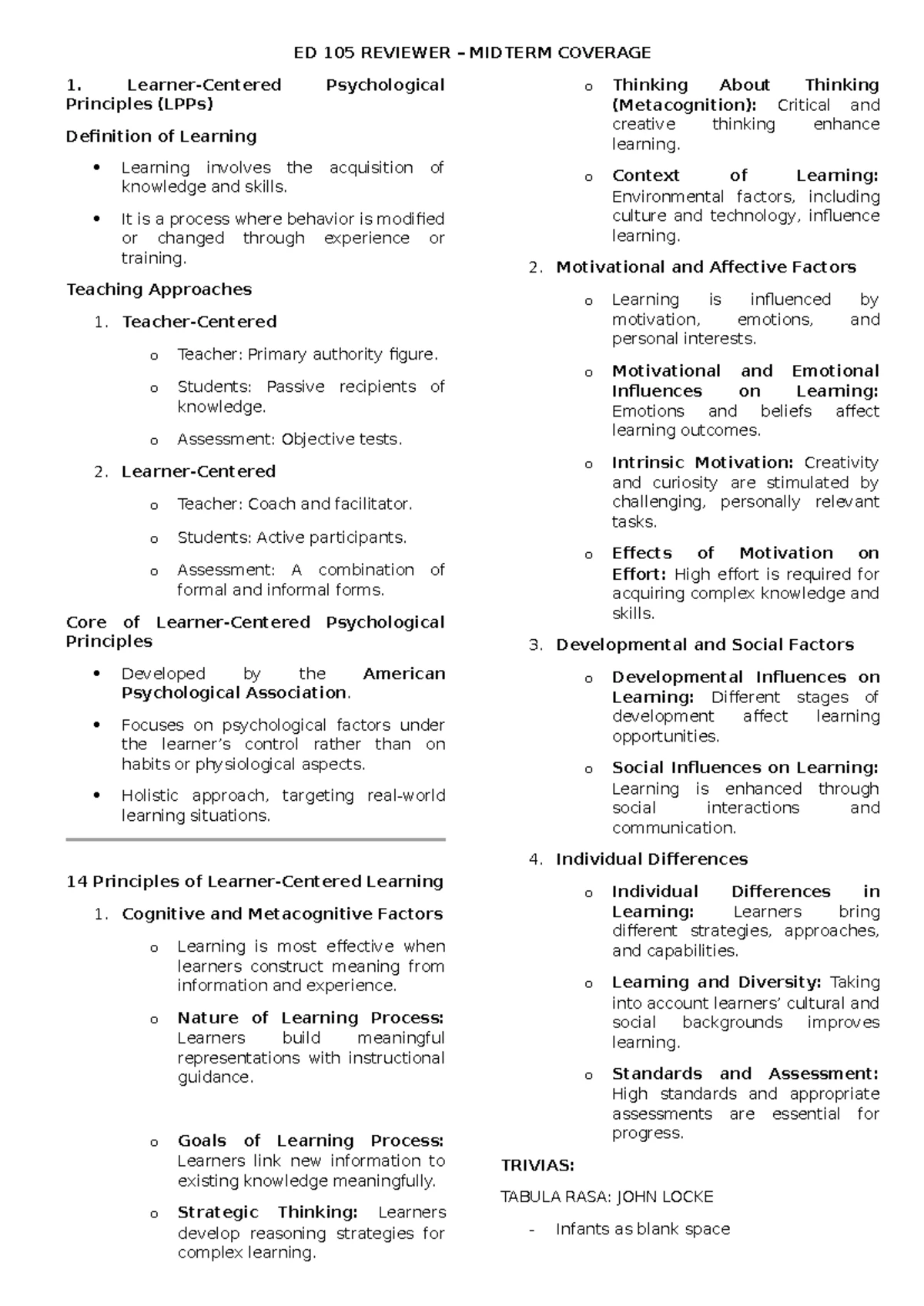 Teaching Profession: Insights from Chapter 9 Analysis - Studocu