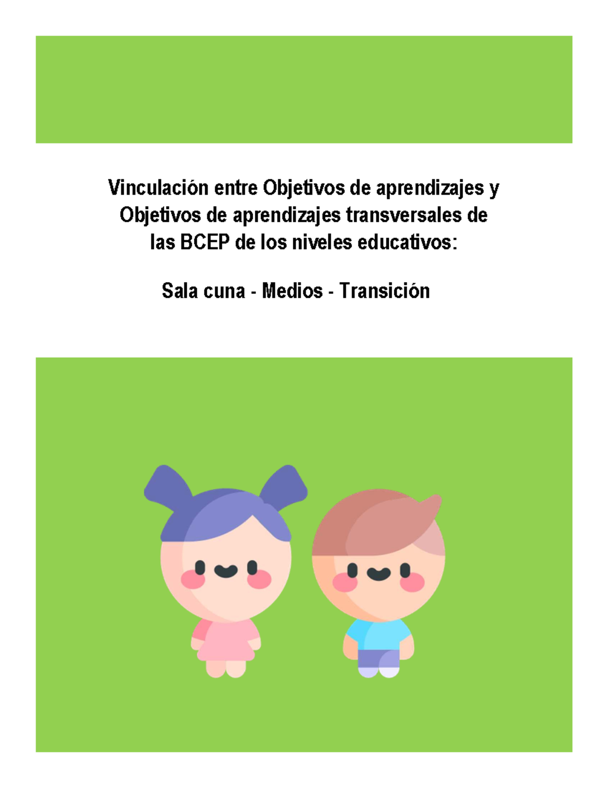 Vinculación de Objetivos de Aprendizaje y Transversales en BCEP - Studocu