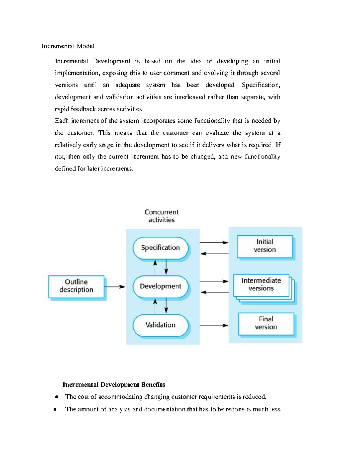 Incremental Model - Lecture Notes 3: Development Benefits & Challenges ...