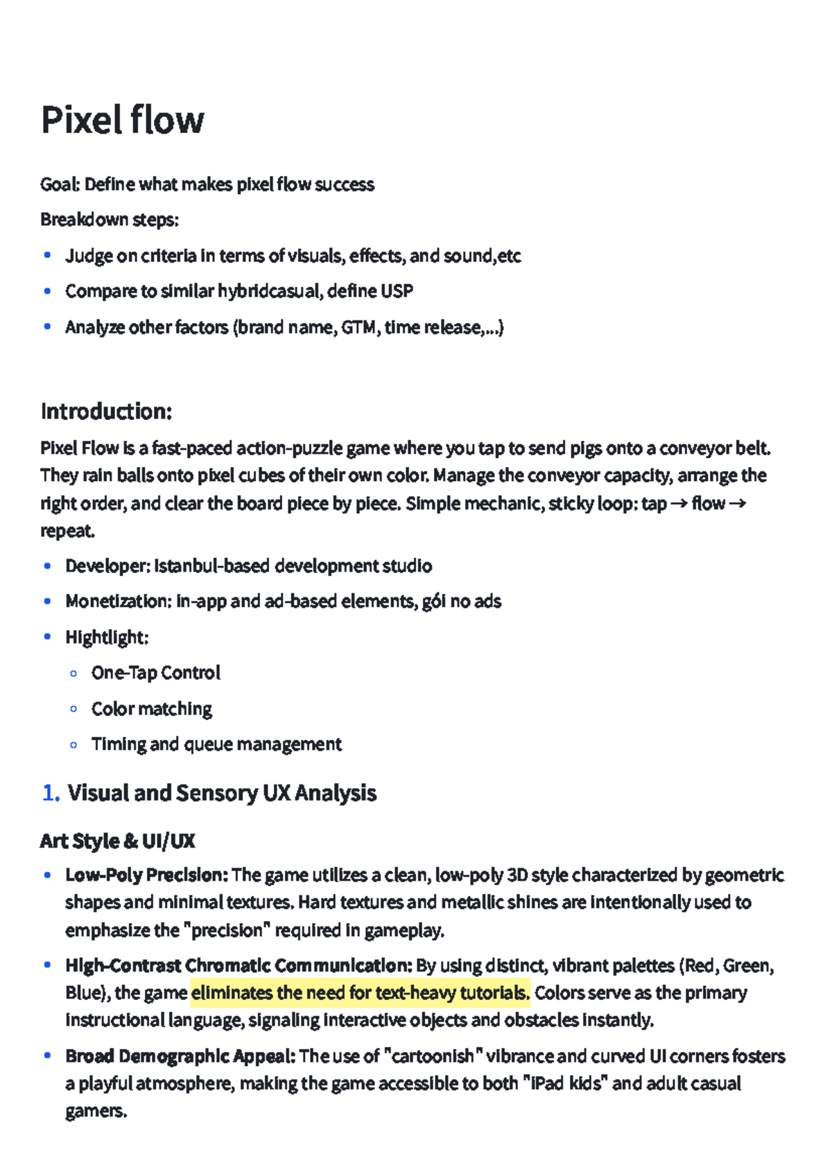 Pixel Flow Analysis: Visuals, Mechanics, and User Experience ...