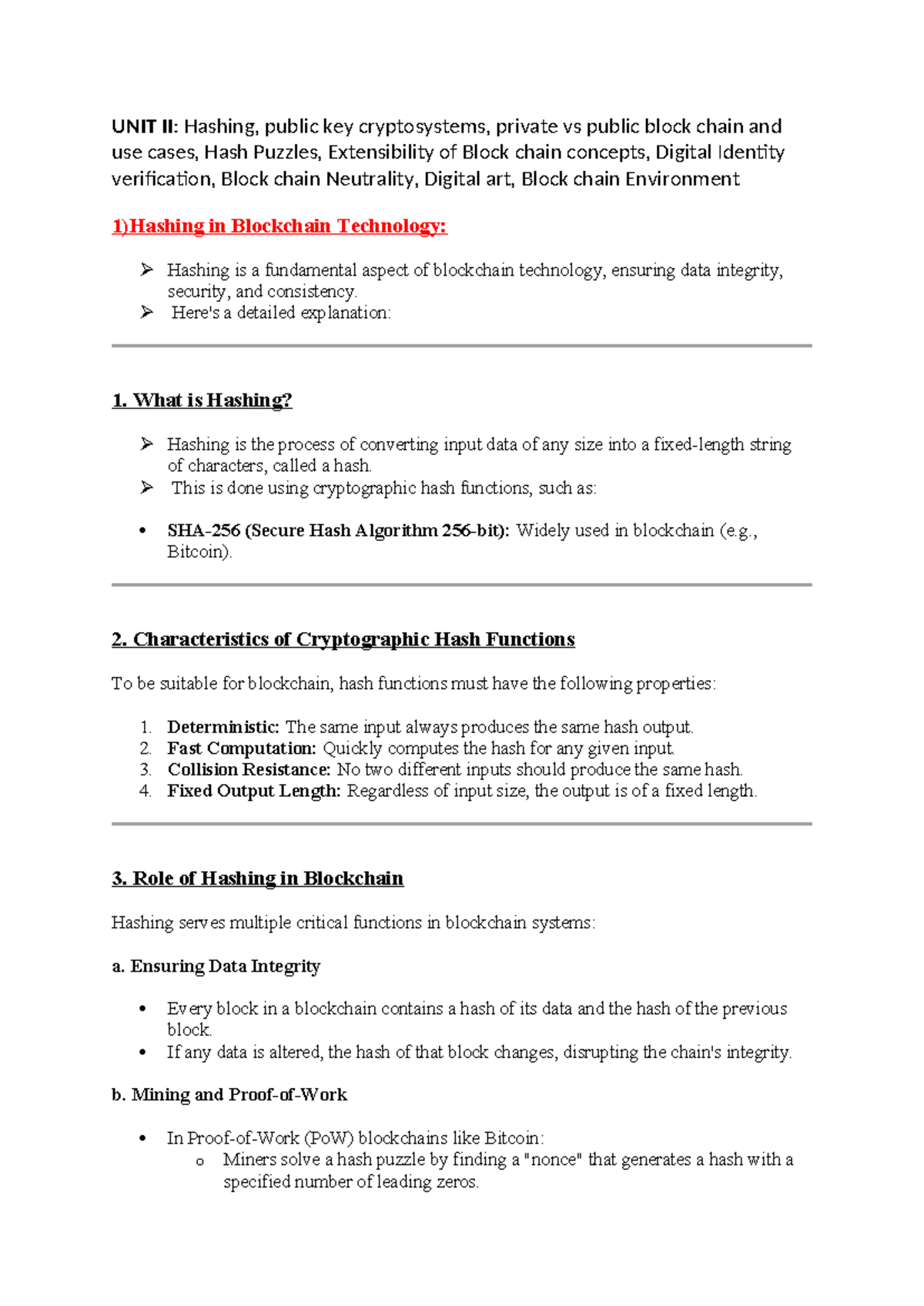BCT 5 - Technical Challenges and Applications of Blockchain Technology -  Studocu