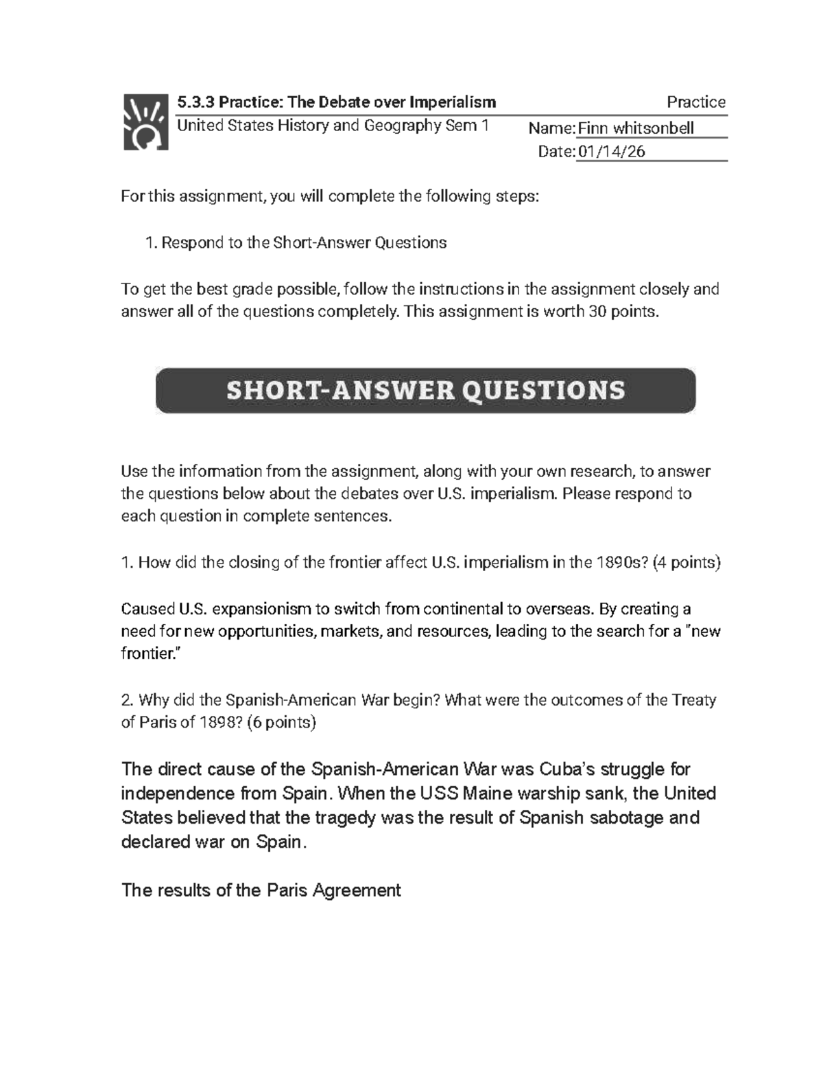 5.3.3 Practice: U.S. Imperialism Debate - History & Geography Sem 1 ...