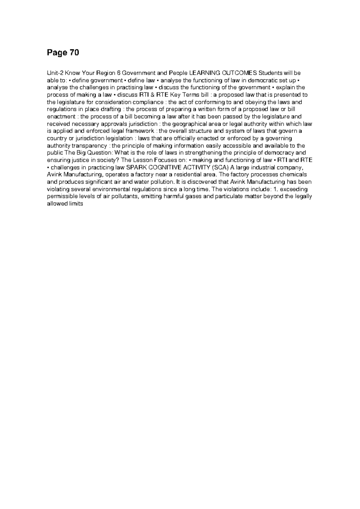 Social Science 8: Understanding Government and Law Functions - Studocu