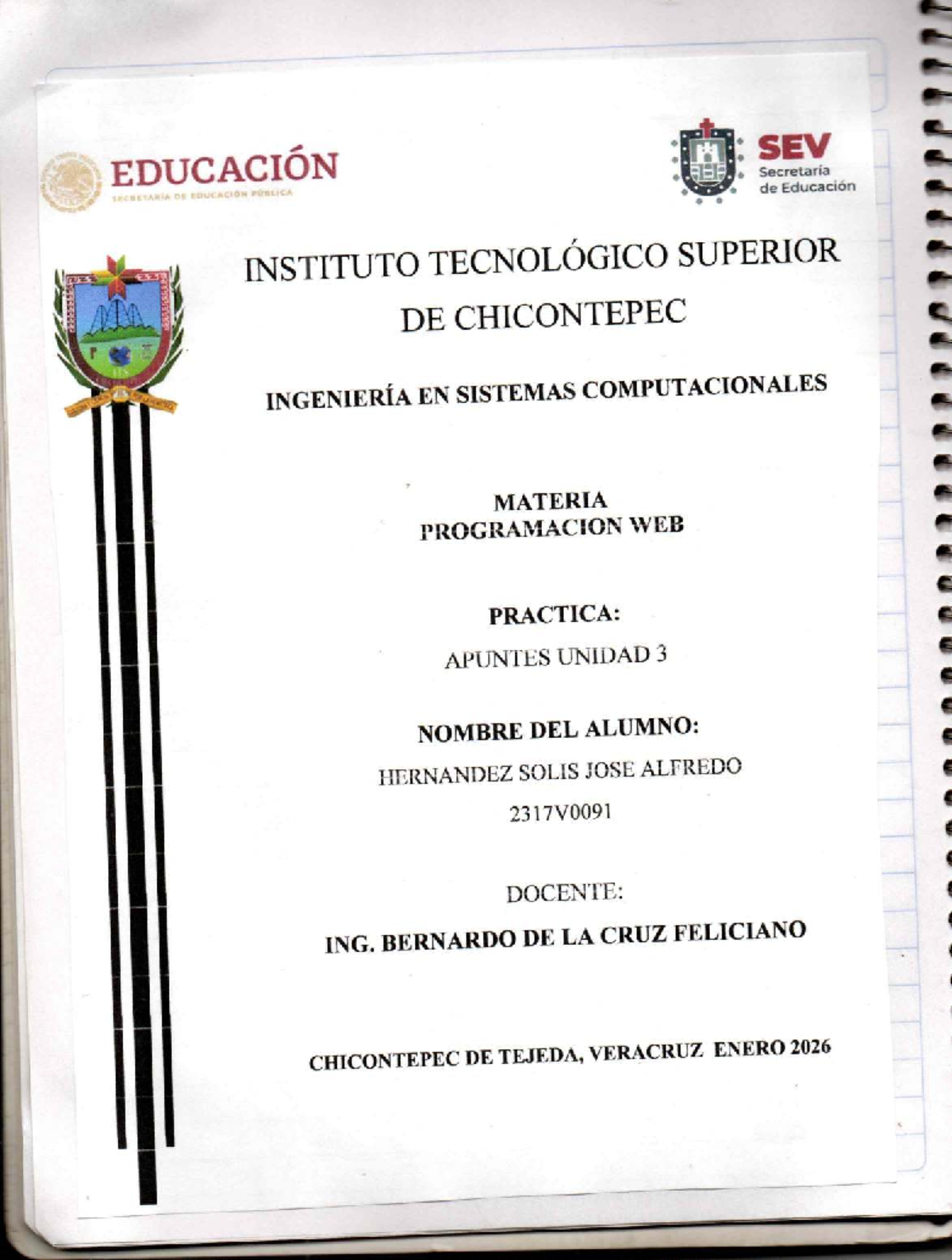 RESUMEN DE APUNTES UNIDAD 3 - PROGRAMACIÓN WEB (ING. SISTEMAS) - Studocu