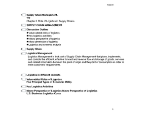 Chapter 9 Inventory Management - 9/14/ 1 Supply Chain Management, 11e ...