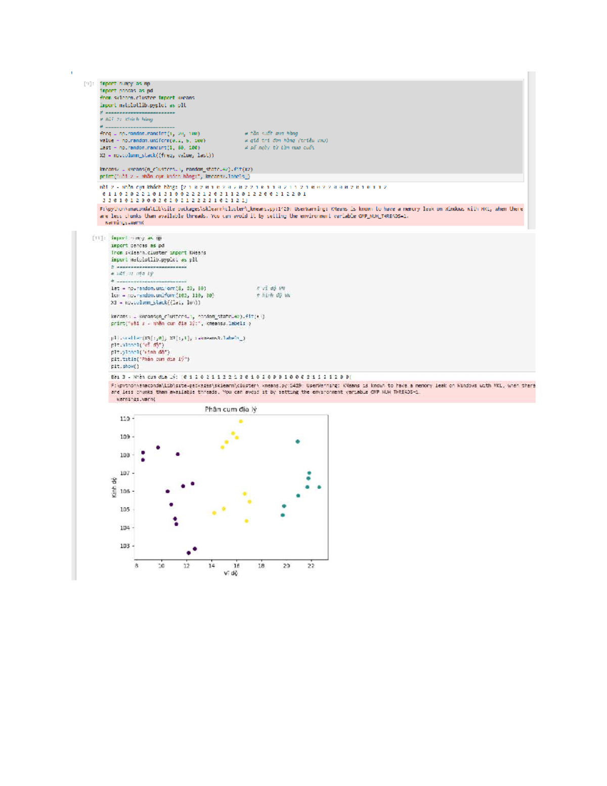 Machine Learning 01: KMeans Clustering Analysis and Results - Studocu