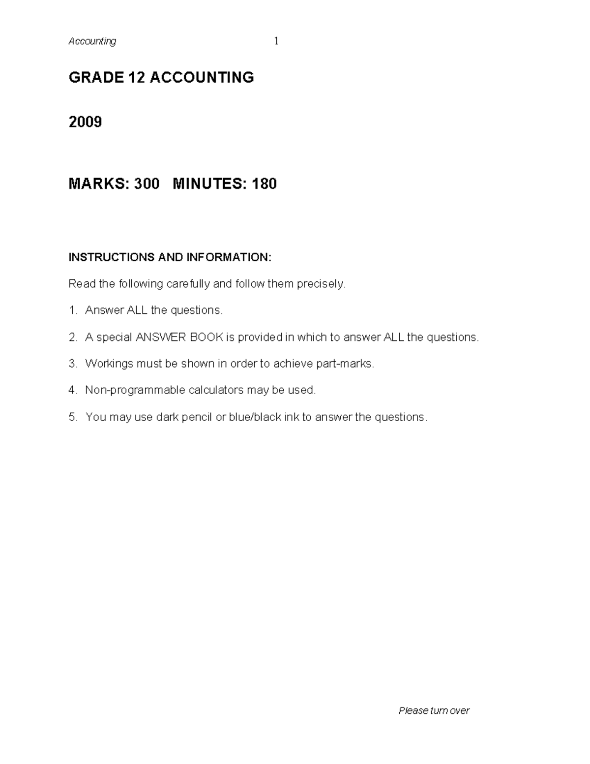 Accounting 1 GRADE 12 BANK RECONCILIATION & FINANCIAL STATEMENTS - Studocu