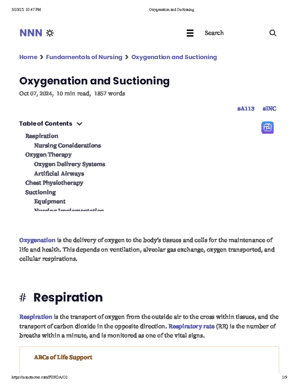 NUR 101: Vital Signs Assessment and Interpretation Notes - Studocu