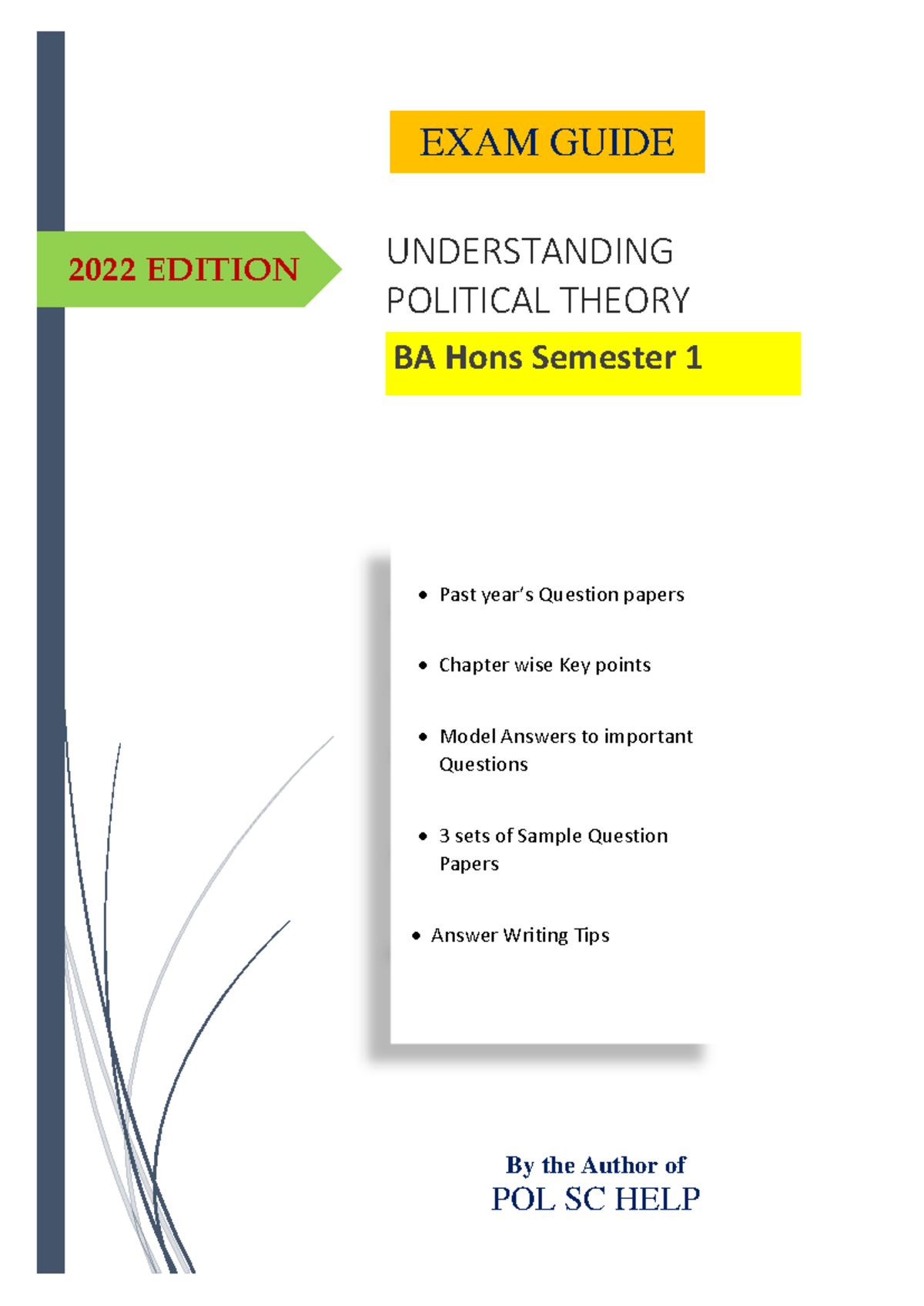 BA Hons Sem 1: Political Theory Exam Guide & Key Answering Strategies ...