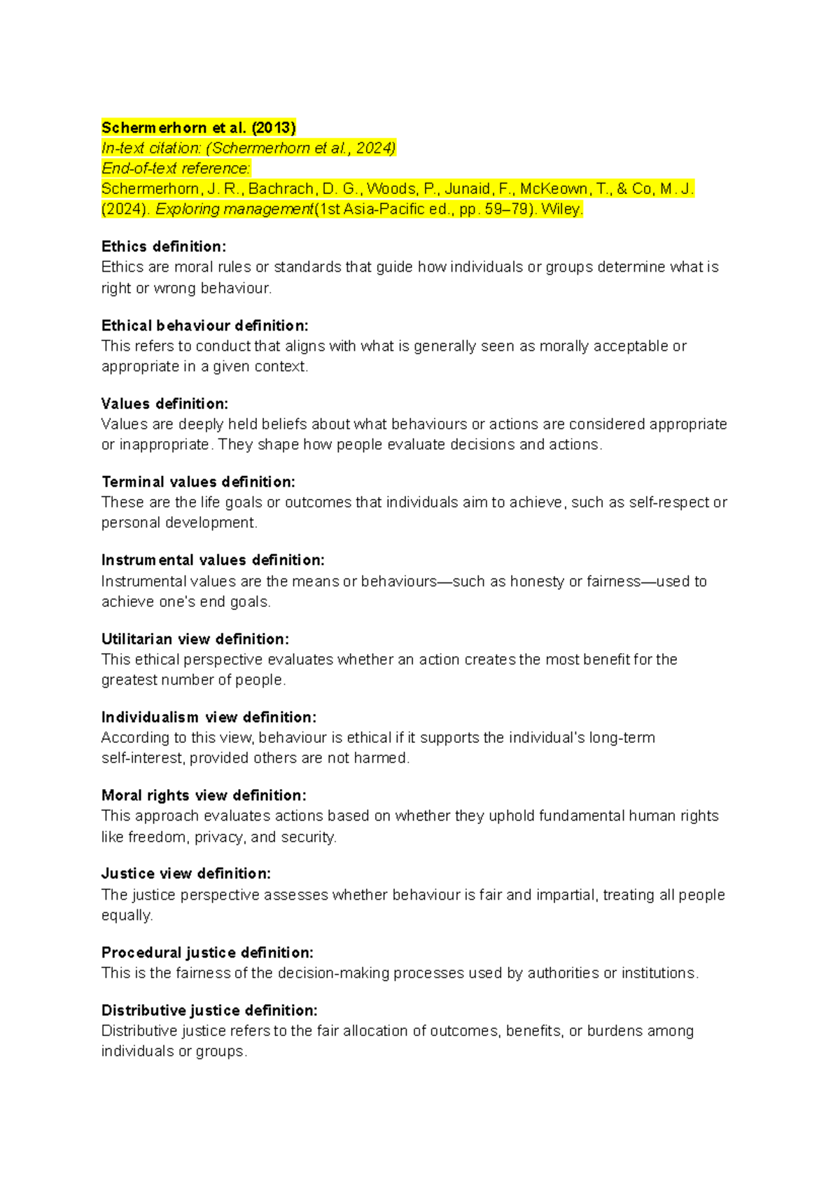 Business 111 Final Exam Notes: Ethics & Social Responsibility Insights ...