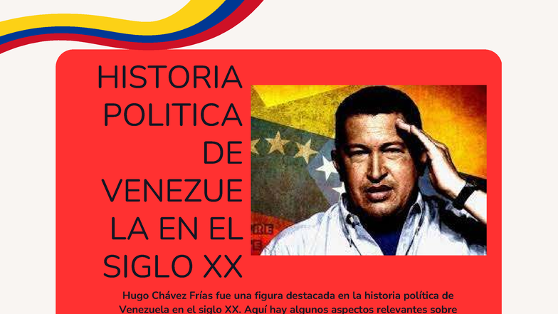 HISTORIA POLÍTICA DE VENEZUELA EN EL SIGLO XX: HUGO CHÁVEZ - Studocu