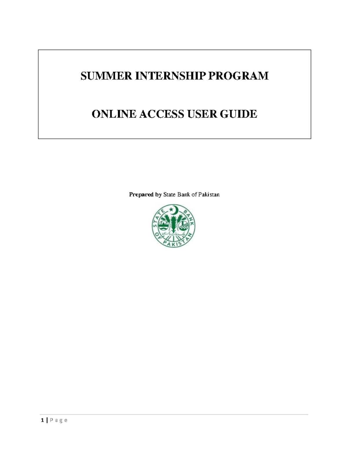 SIP-User Guide: Summer Internship Program Access Instructions - Studocu
