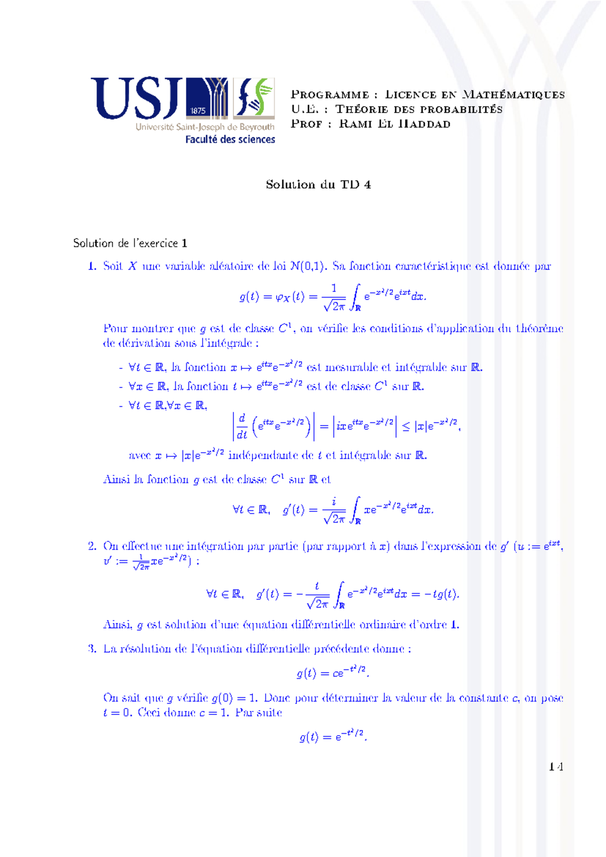 Thpml 6 TD4 Solution - INTELLIG ARTIF COURS POLYCOPE - Pr♦ r ♠♠ ♥ ♥ t é ...