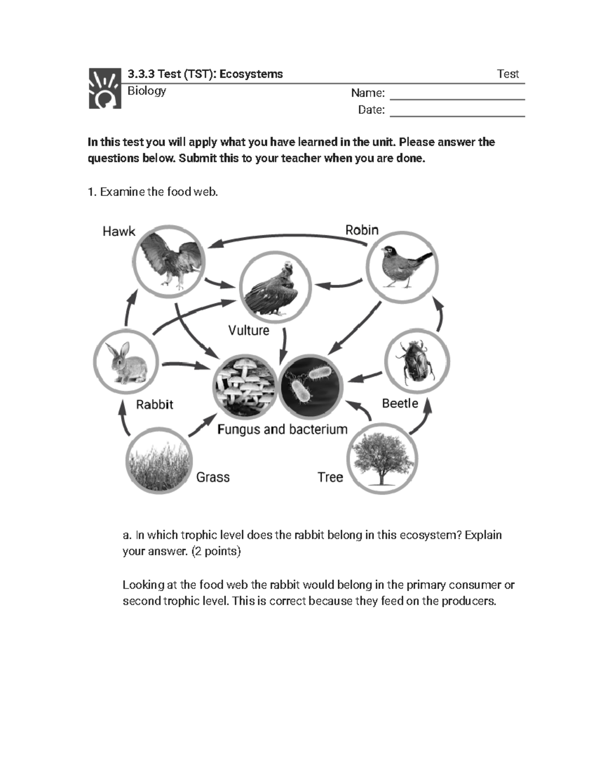 3.3.3 TST - Ecosystems Assessment and Analysis Guide - Studocu