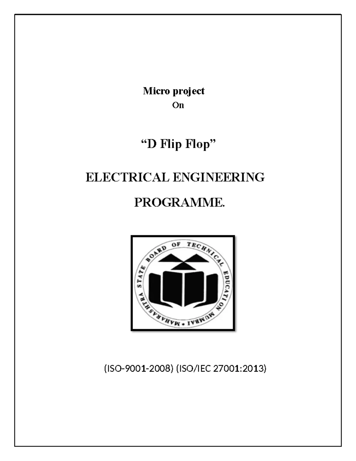 Ecaaaa MP - Microproject - ASSESSMENT MANUAL For Micro Projects ...