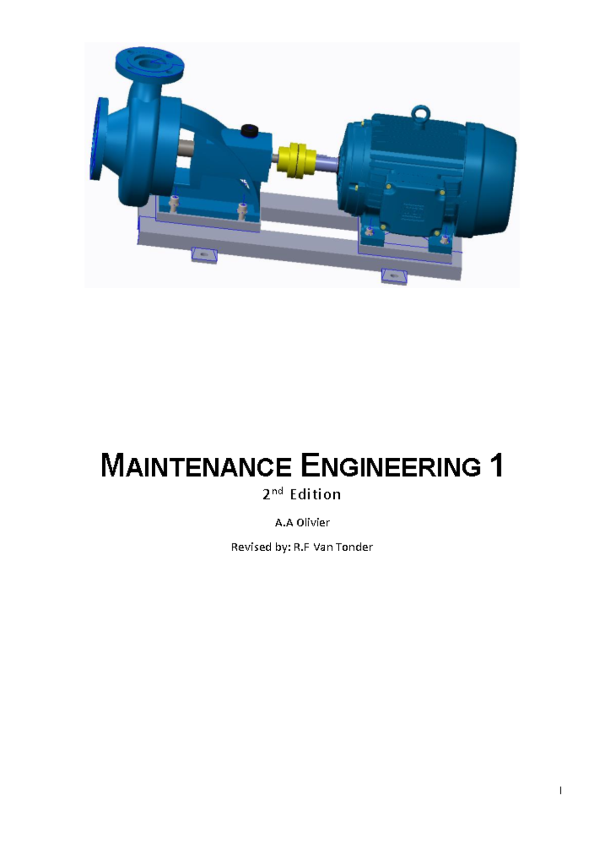 Maintenance Engineering 1: Comprehensive Guide (2nd Ed.) - Studocu