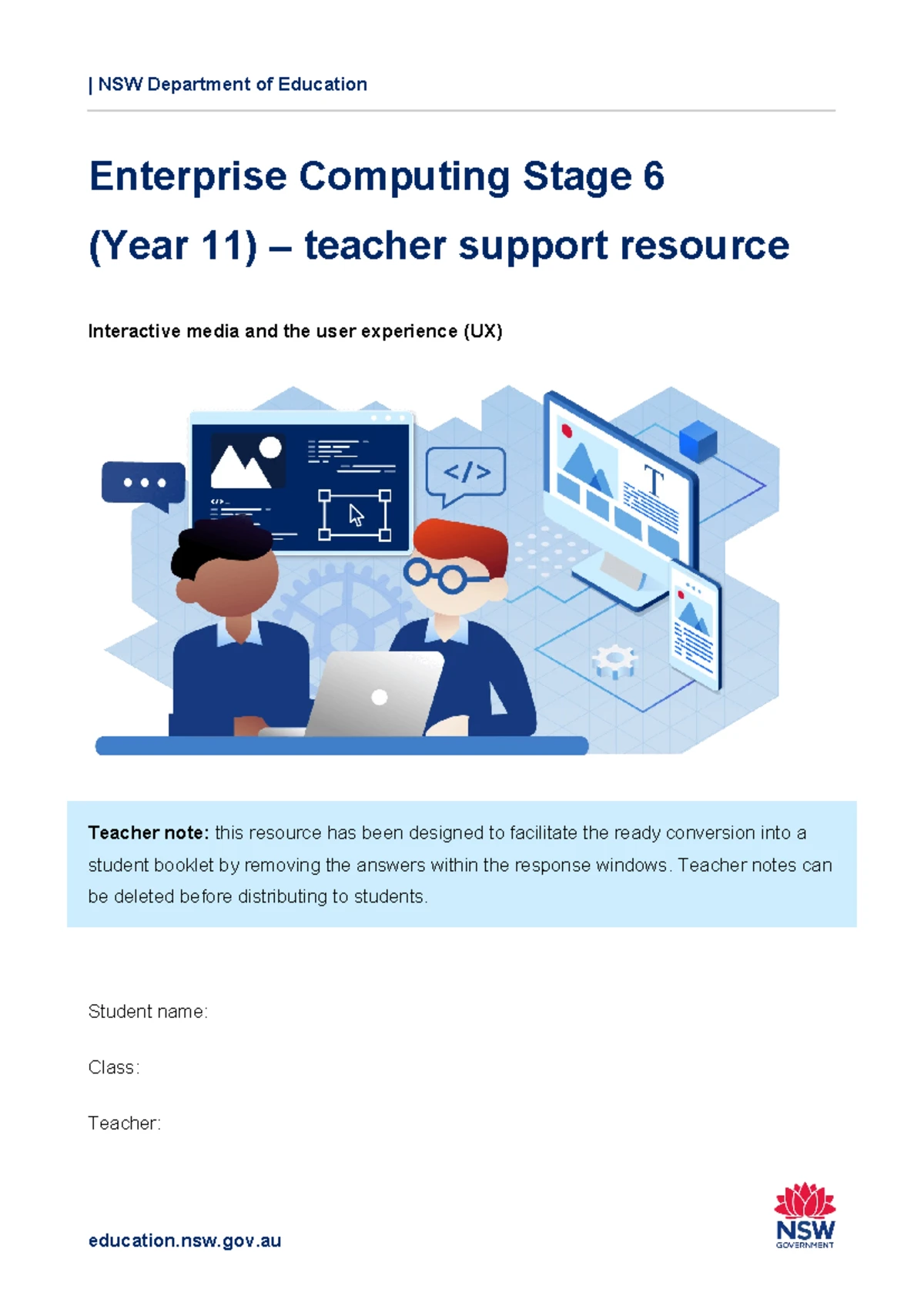 Year 11 Enterprise HSC Notes: Interactive Media & User Experience ...
