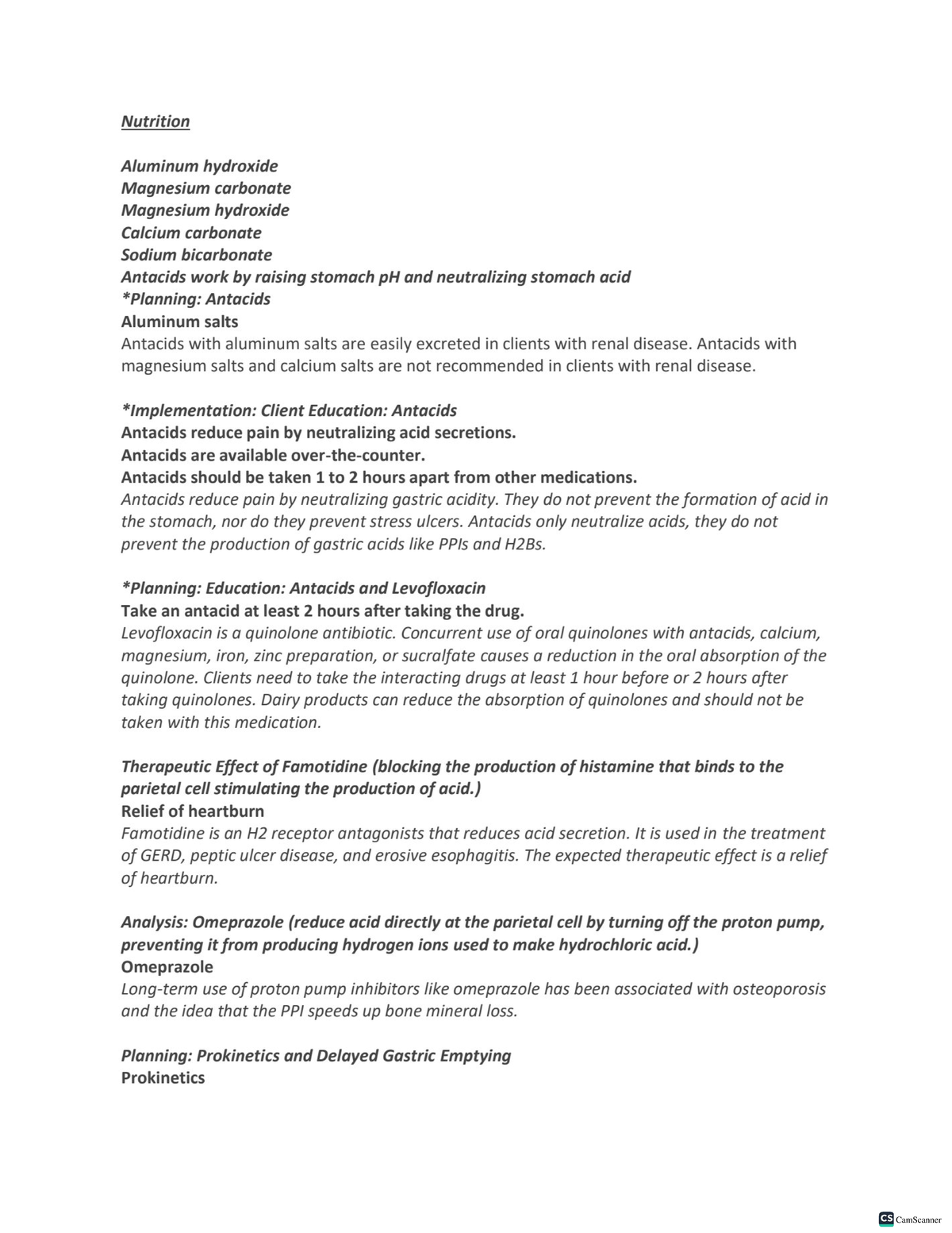 Pharmacology Final Exam Review: Key Concepts and Medications - Studocu