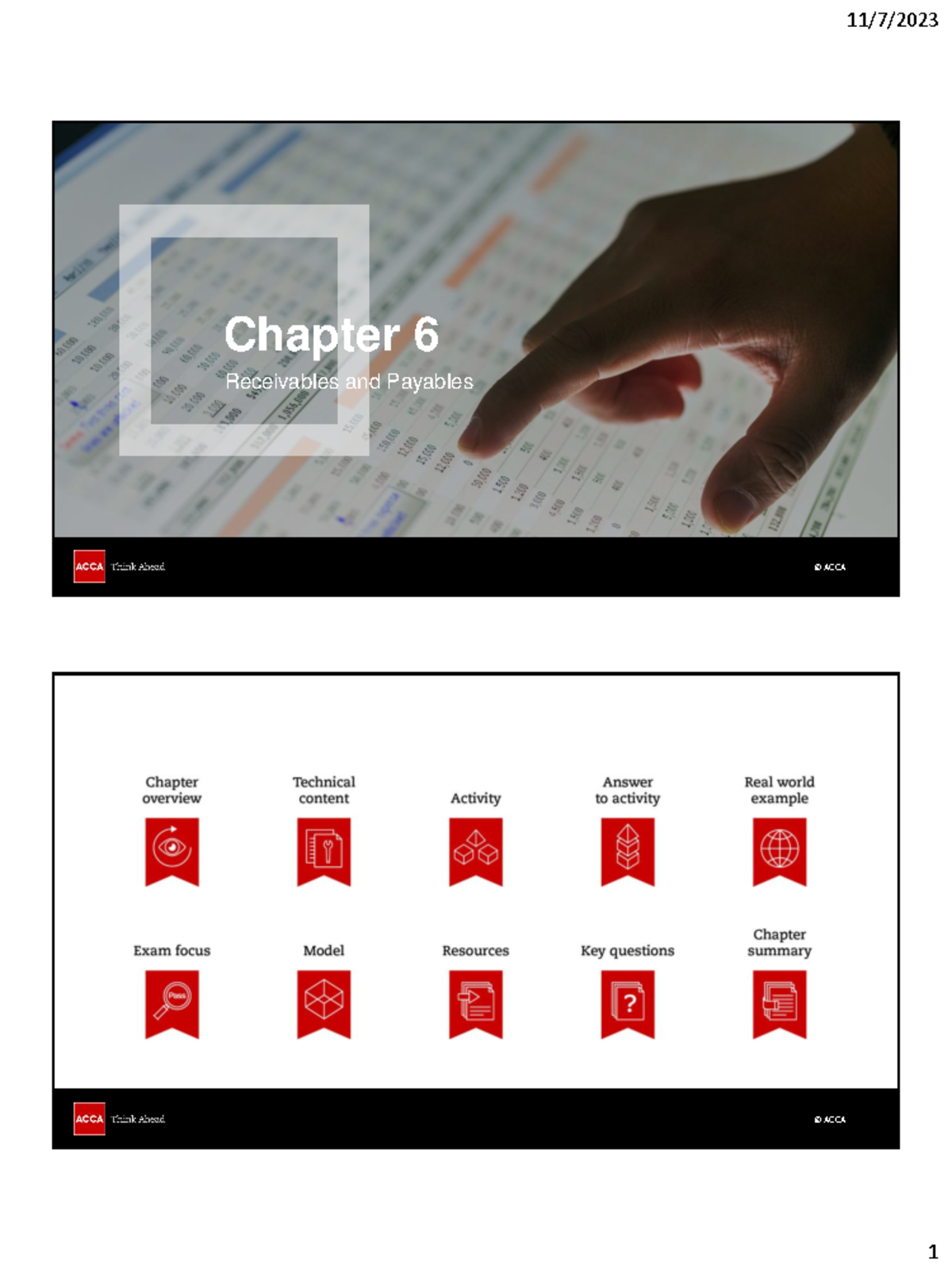 FA Chapter 6: Receivables and Payables Overview for ACCA Students - Studocu