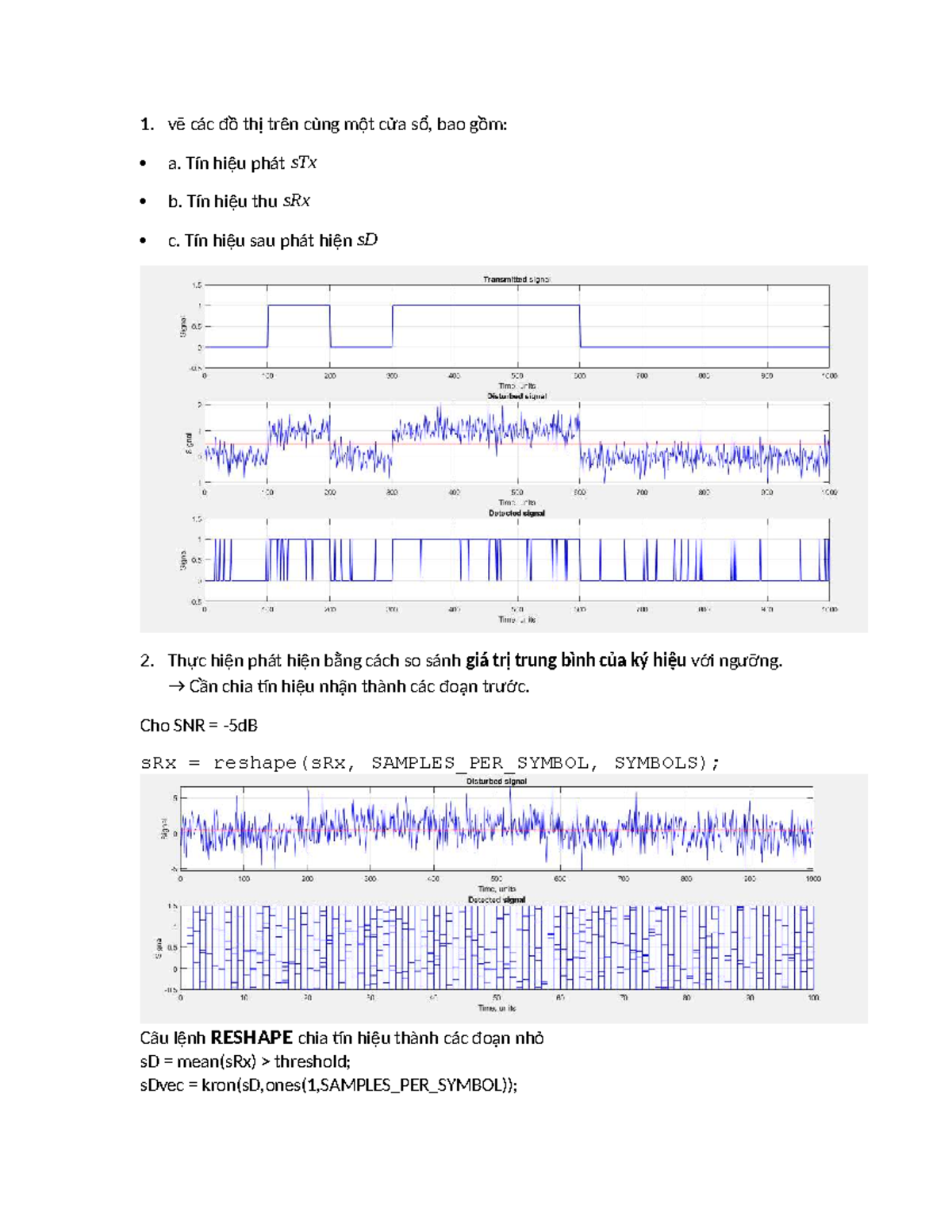 BASK Signal Detection and Error Analysis (Course Code: 1) - Studocu