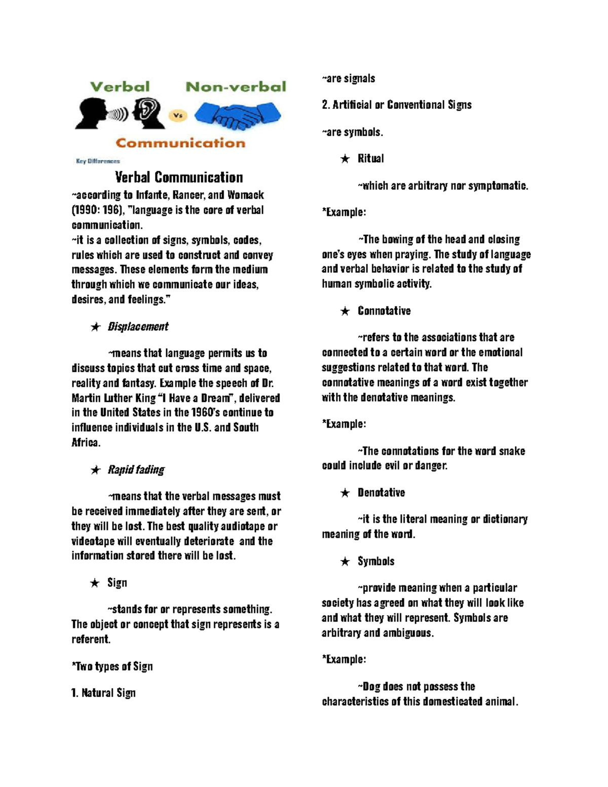 ORAL COMM 3 - Signals: Understanding Signs and Nonverbal Communication ...
