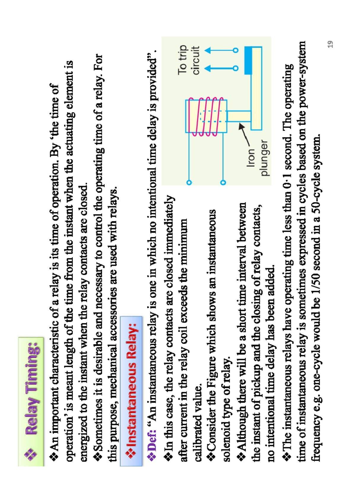 Relay timing characteristics and important terms in electrical ...