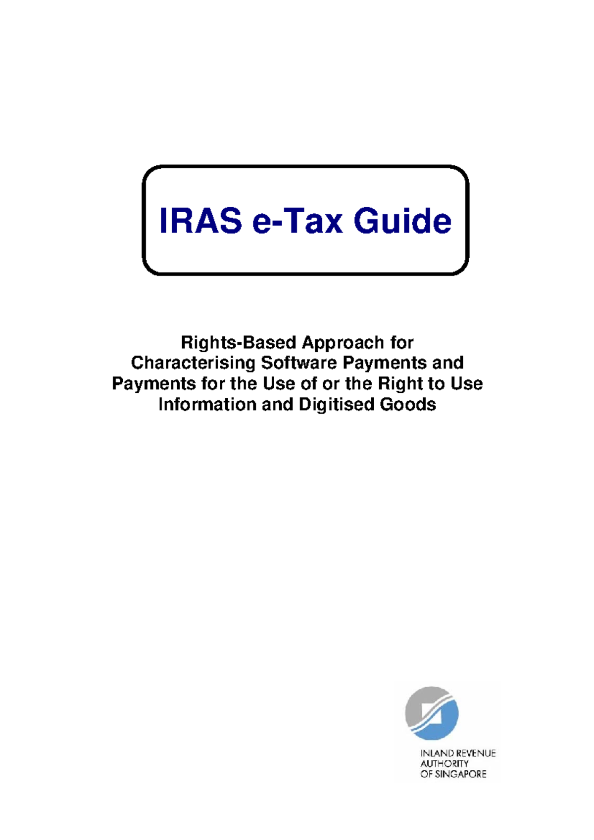 Etaxguides CIT rights-based approach 2013-02-08 - ACC309 - Studocu