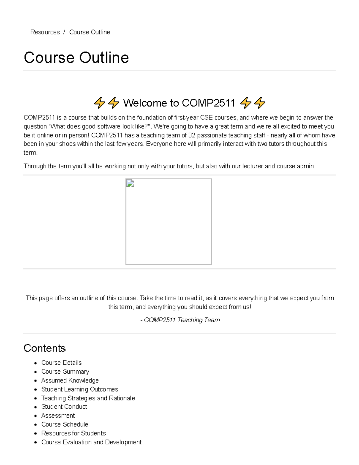 Course Outline for COMP2511 22T2: The Art of Software Design - Studocu