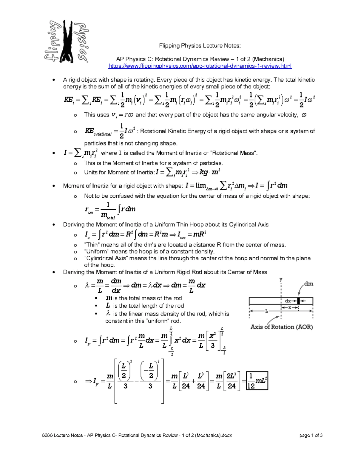 Unit 7 - 0203 Lecture Notes - AP Physics C- Universal Gravitation ...