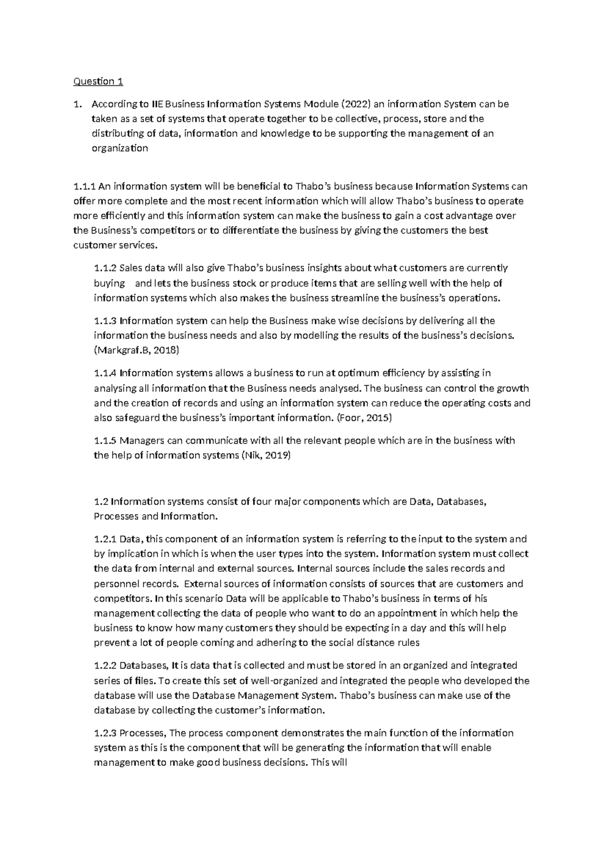 BUIS Assignment: Exploring Information Systems & Office 365 Benefits ...