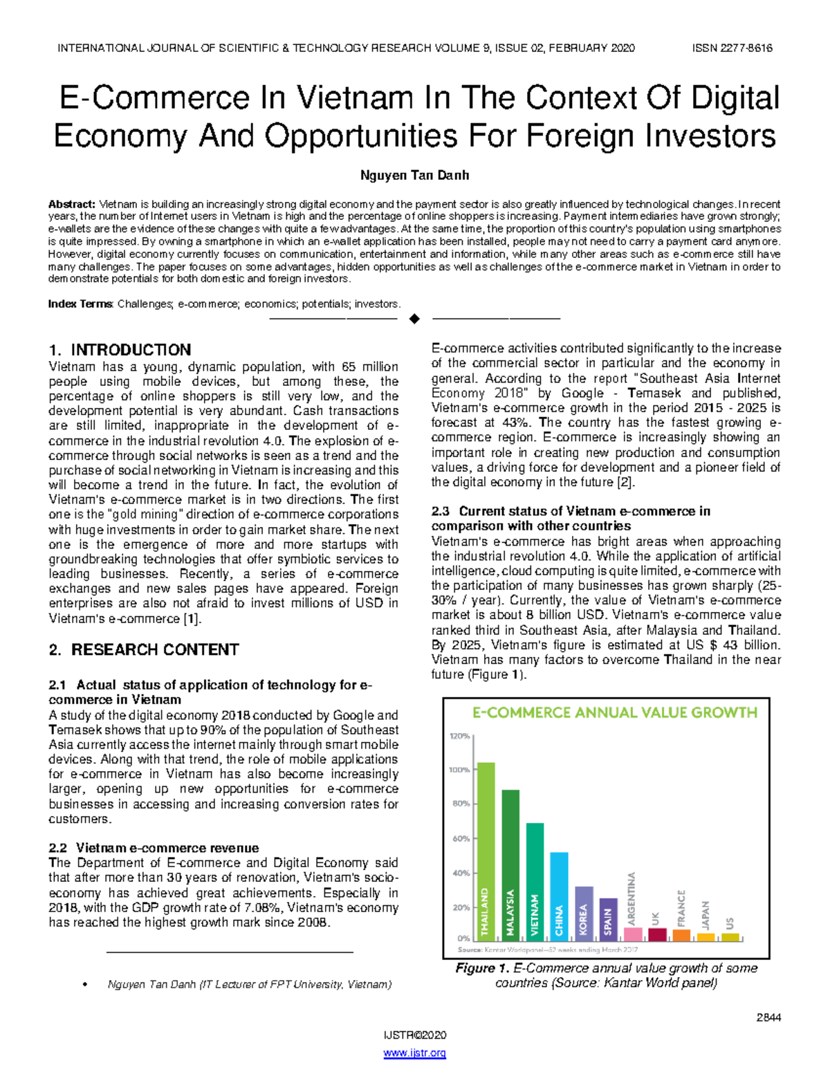 E commerce In Vietnam In The Context Of Digital Economy And ...