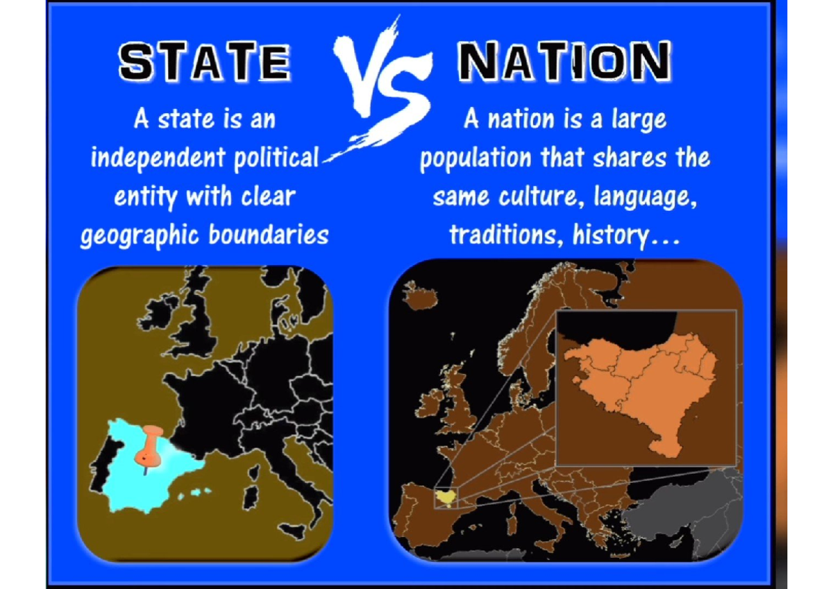IR 2: State vs Nation - Key Concepts in International Relations - Studocu