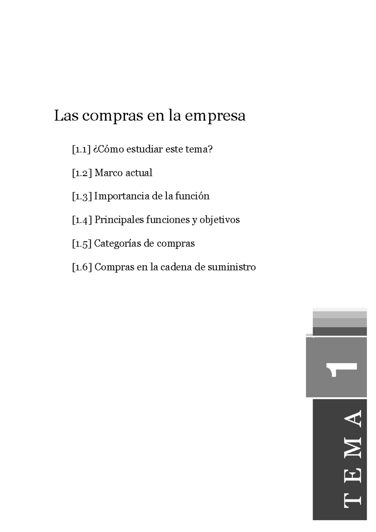 Tema 1: Las Compras en la Empresa - UNIR 2023 - Studocu