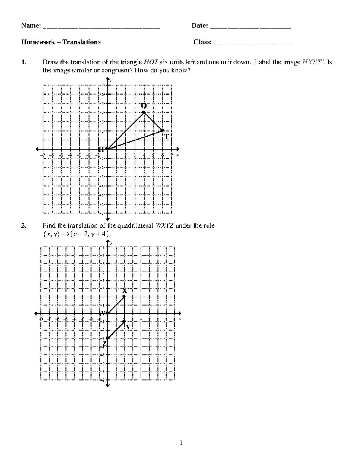 Translation Homework: Transformations and Rules Analysis - Studocu