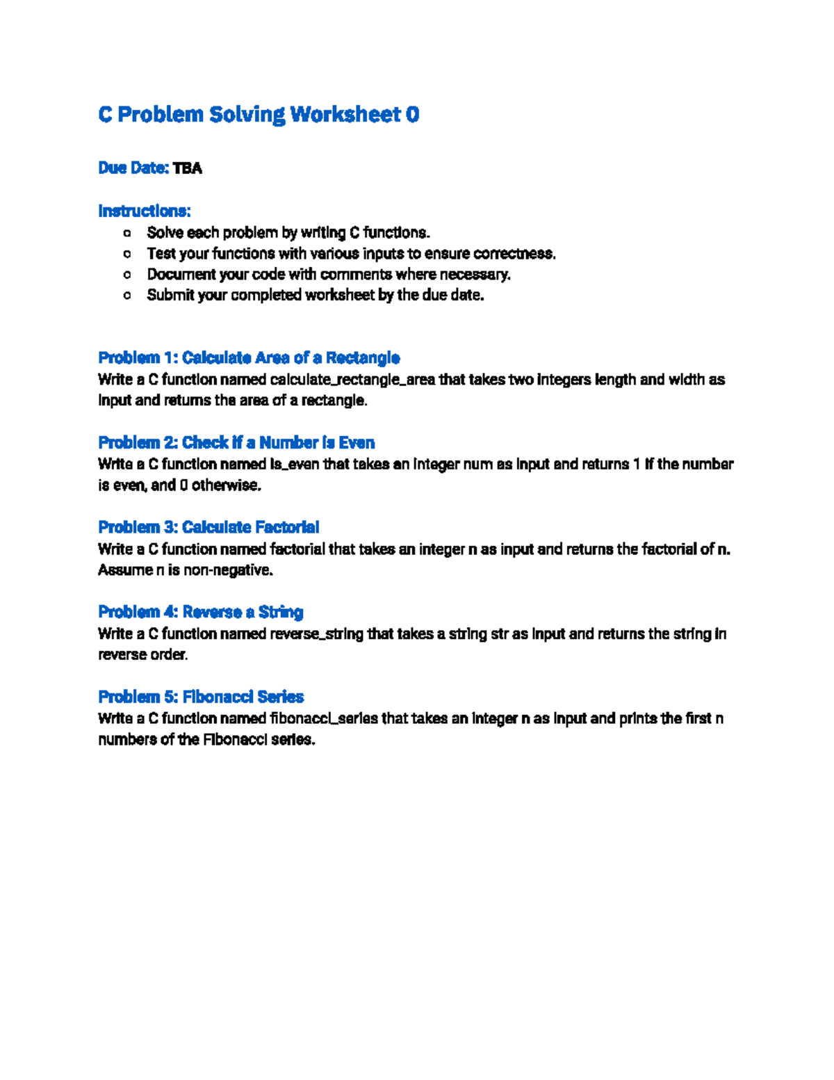 CWS0 - Pre-Assignment Guidelines and Expectations - Studocu