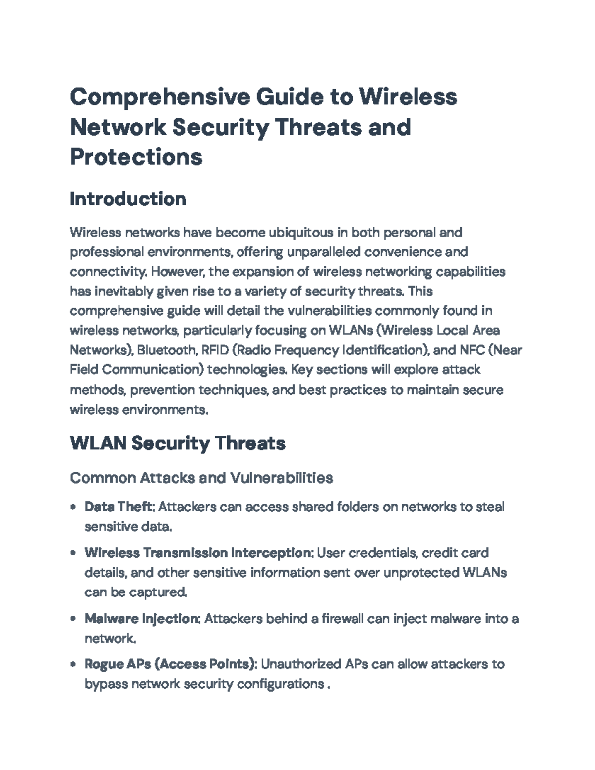 Wireless Network Security Threat Modeling photo