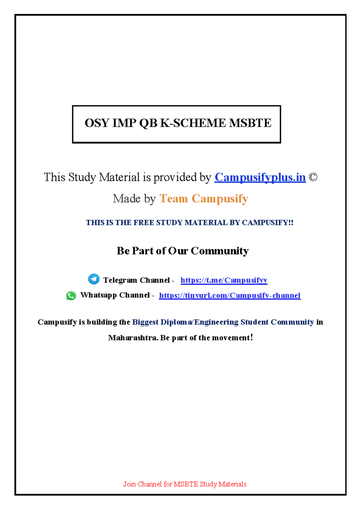 OSY IMP QB MSBTE - Important Questions for Process Management and CPU ...