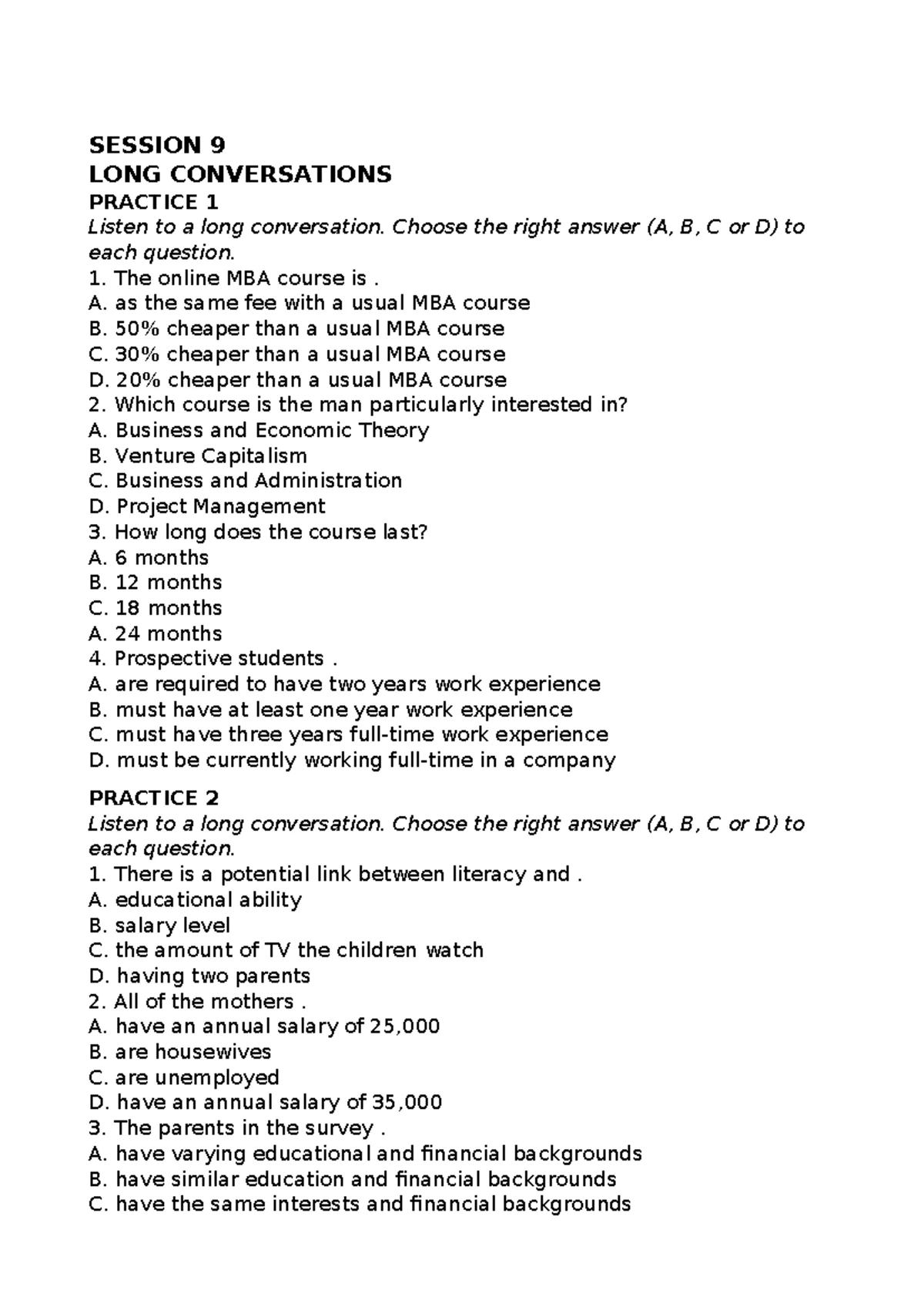 Lesson 1: Vocabulary & Grammar for IELTS 7.0 Preparation - Studocu