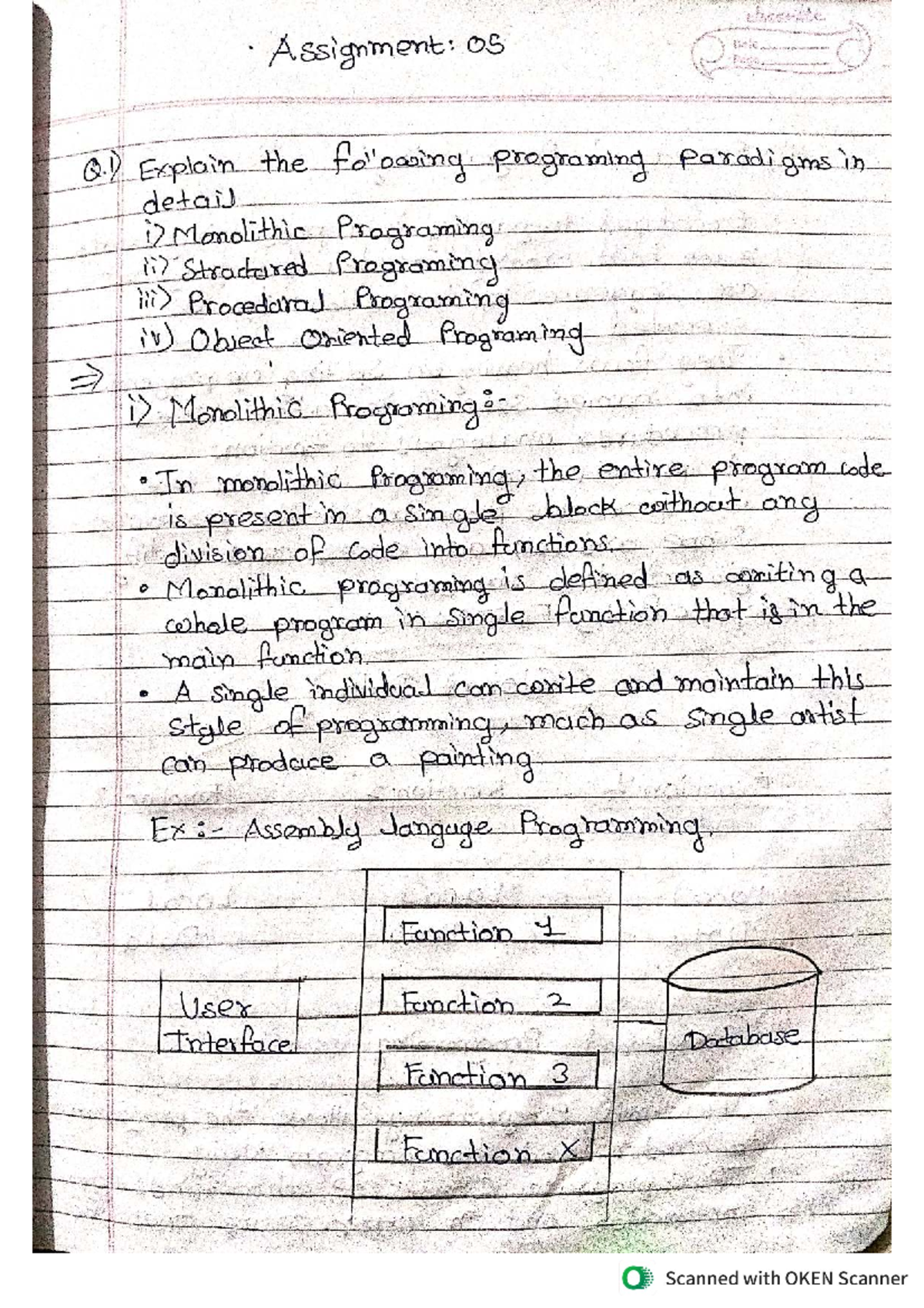 PPS Assignment 05: Detailed Overview of Programming Paradigms - Studocu
