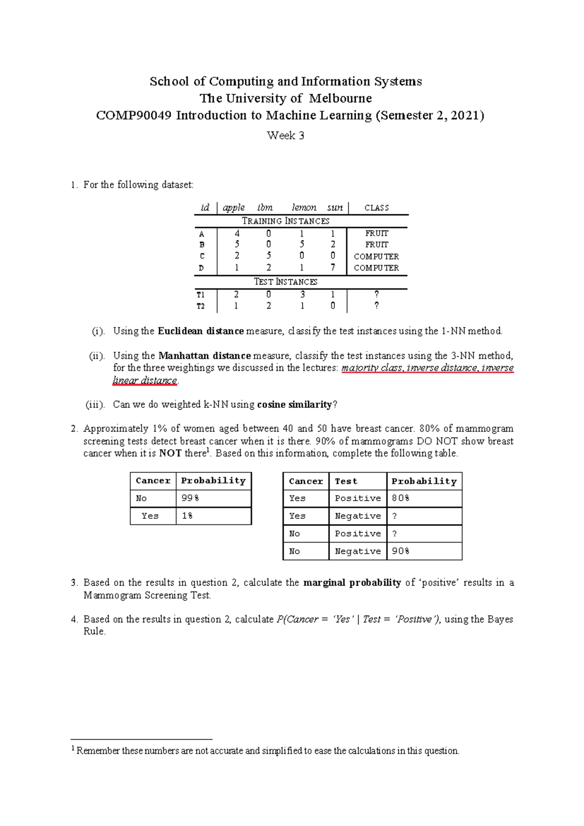 2021 semester 2 week 3 tutorial questions - School of Computing and ...