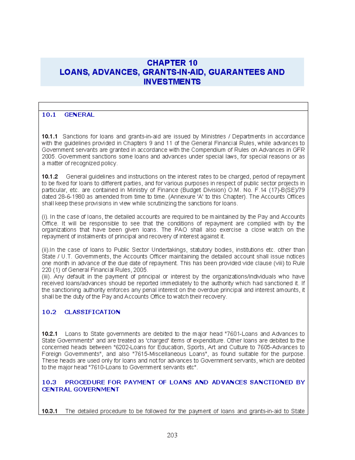 CHAPTER 10: LOANS, ADVANCES, GUARANTEES & INVESTMENTS - PAO ROLE - Studocu