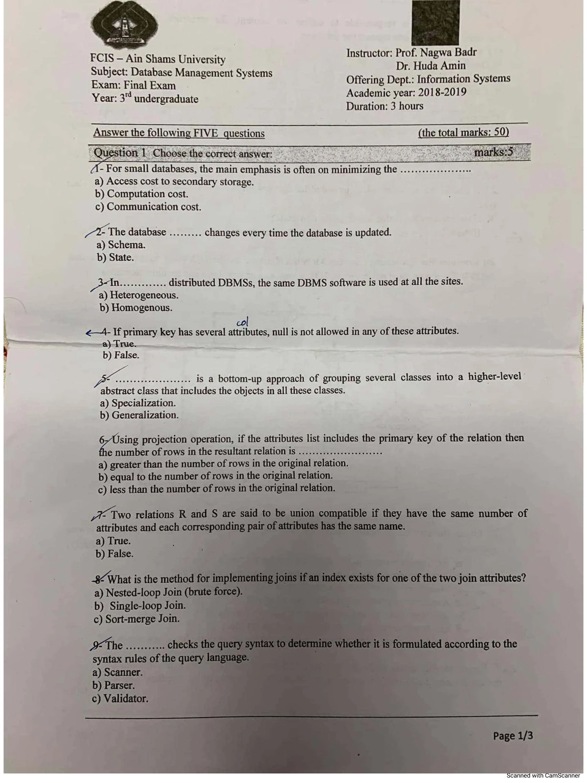 Software Engineering Quiz - T/F and MCQ (Med 101) - Studocu