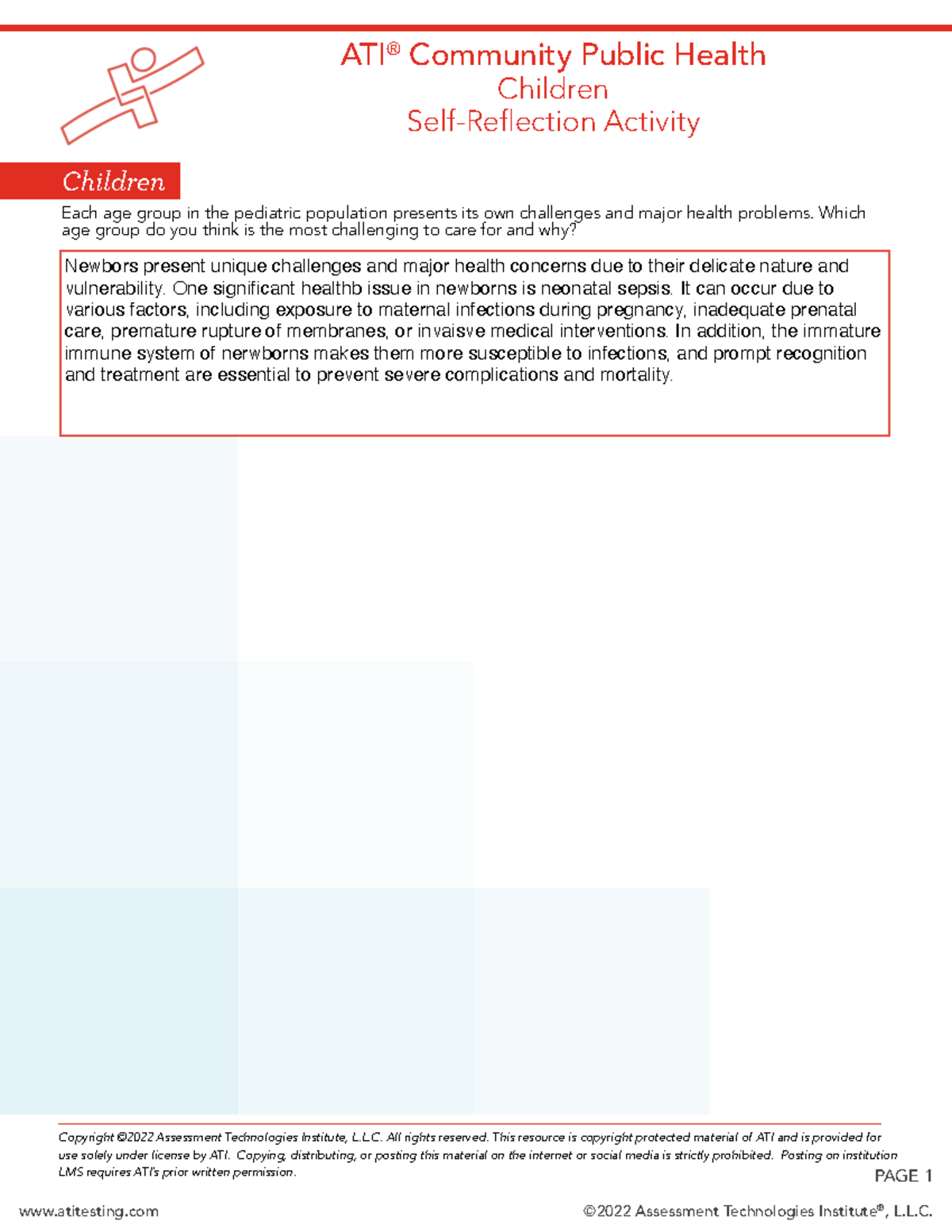 Atin engage CPH SR Children - atitesting ©2022 Assessment Technologies ...
