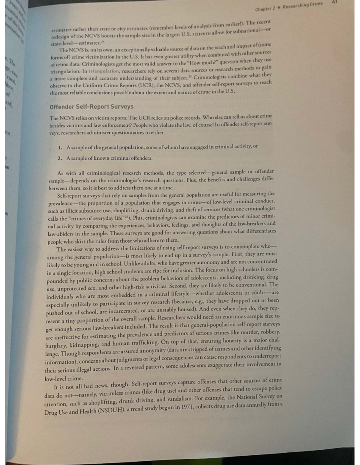 Chapter 2: Researching Crime Data Sources and Methodologies (CRIM 101 ...