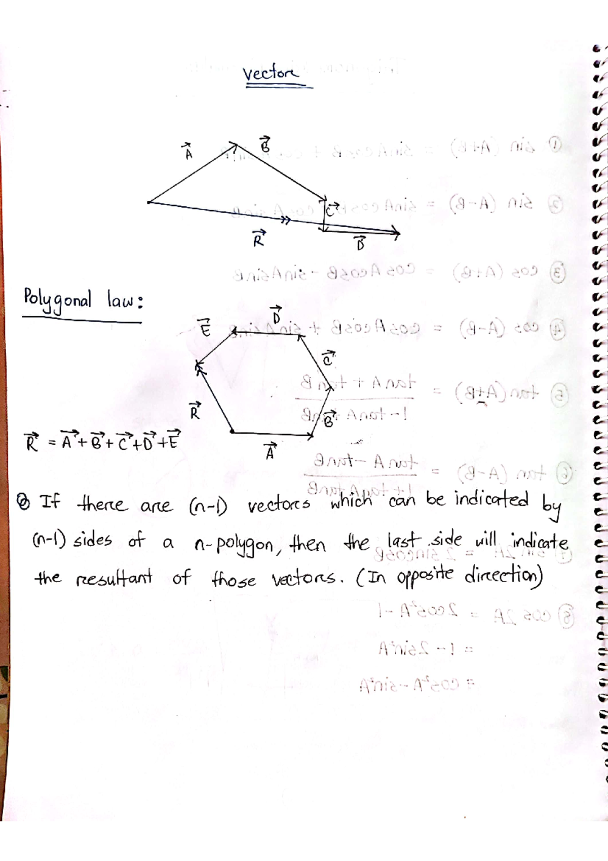 HSC Physics Vector - vector 10 A nie 5 R B arianne 2200A 200 20) E ...