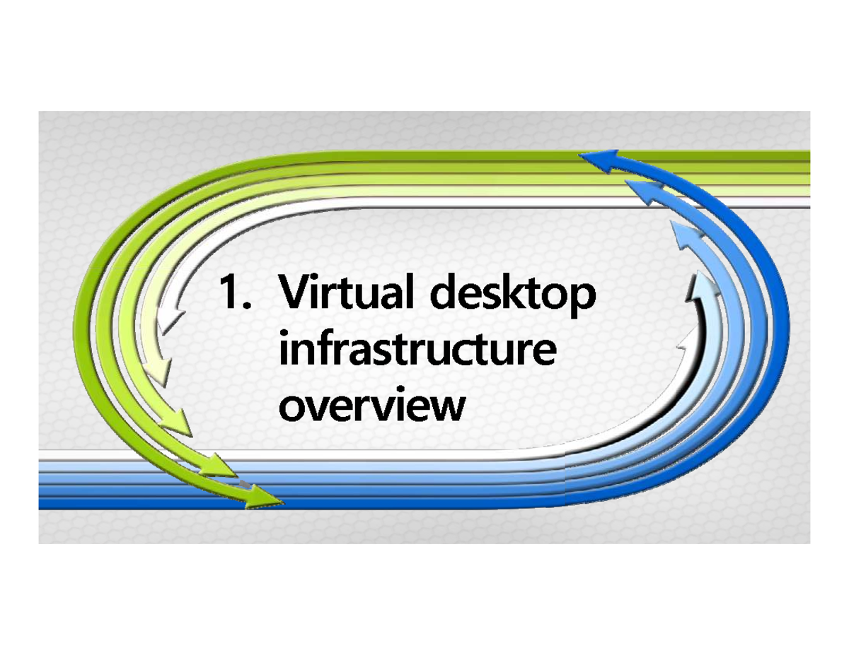 13 Virtual Desktop Infrastructure (VDI) Overview and Protocols - Studocu