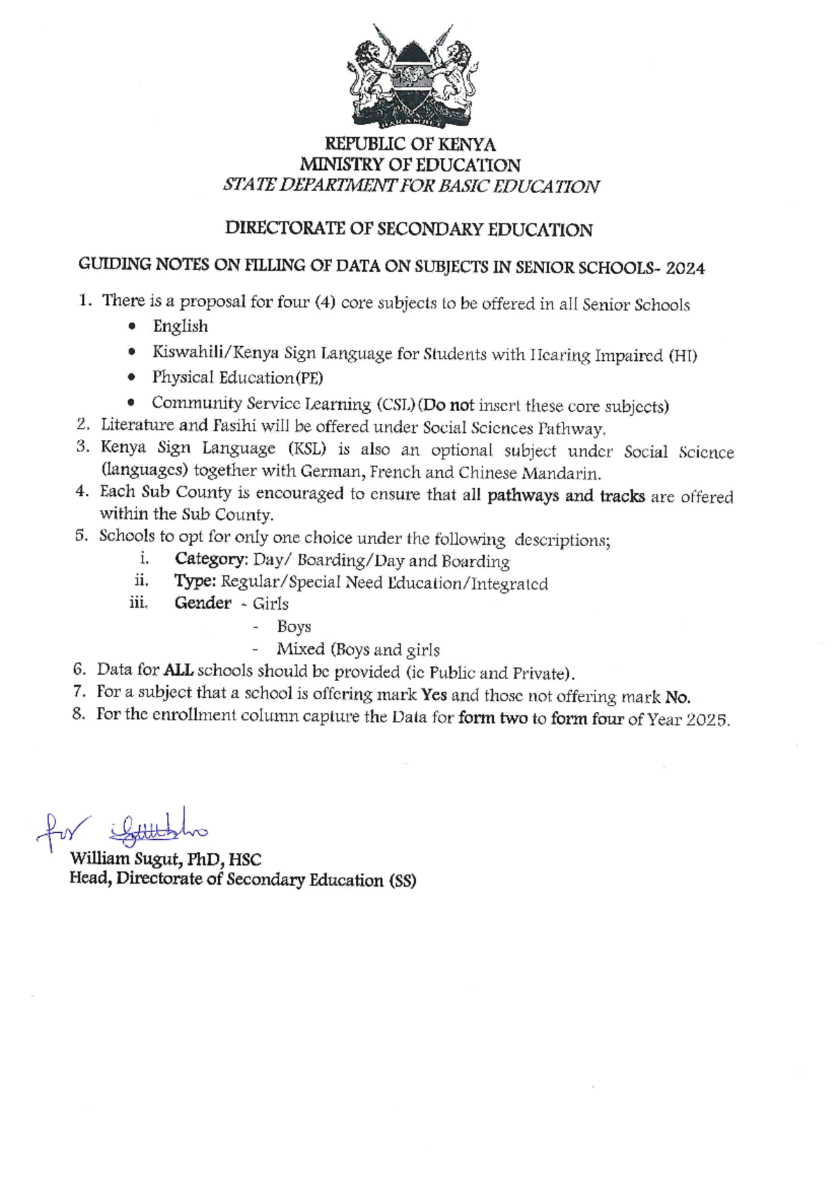 Guiding notes - To be used by students sitting their final examinations ...