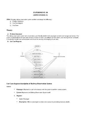 SE SEM 5 LAB File - LAB 1 1 What is uml? Unified Modeling Language (UML ...